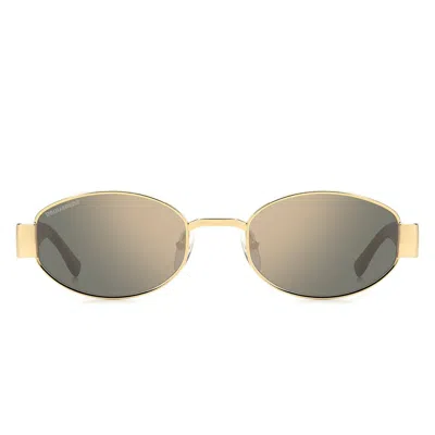 Dsquared2 Sunglasses D20155/s/se 000 Jo Black/mirrored Gray Unisex In Transparent
