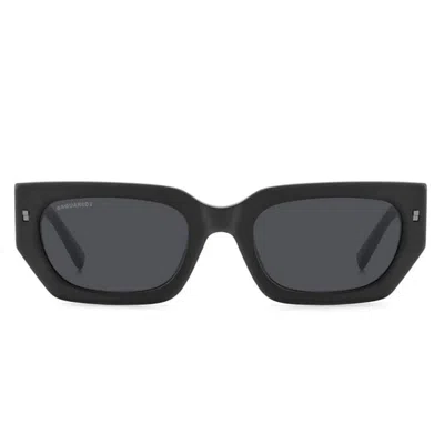 Dsquared2 Sunglasses Icon 0017/s 003 Matte Black/black Unisex