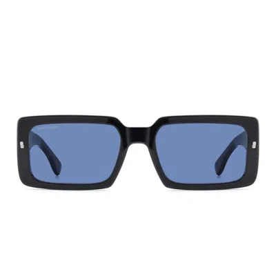 Dsquared2 Sunglasses Icon 0029/s Oy4 Ku Black/light Blue Men