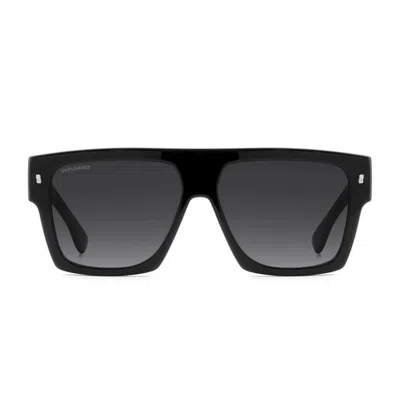 Dsquared2 Sunglasses Icon 0030/s 8079 O Black/smoky Gray Men