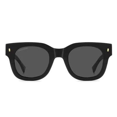 Dsquared2 Sunglasses Icon 0180/s 807/ir Black/grey Men
