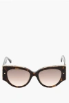 Dsquared2 Sunglasses With Rhinestone Embellished Frame In Brown