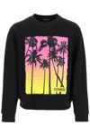 Dsquared2 Dsquared Men Sunrise Print Sweatshirt In Mixed Colours