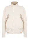 Dsquared2 Sunset Zip-up Bomber In White