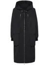 Dsquared2 Super Big Parka In Schwarz