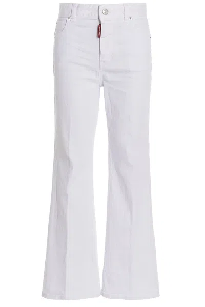 Dsquared2 'super Flared Cropped' Jeans