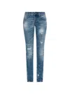 Dsquared2 Distressed Jeans In Blue