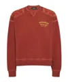 Dsquared2 Supernegative Dyed Cipro Loose Fit Sweatshirt In Animal Print