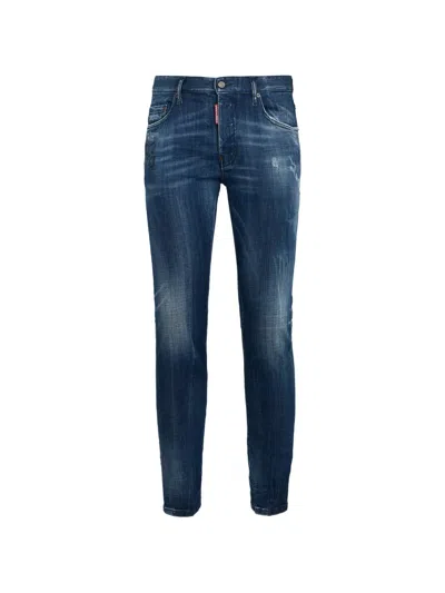 Dsquared2 Super-twinky Milky Way-wash Jeans In Blue