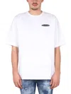 Dsquared2 Dsquared Men Surf Board Skater T-shirt In White