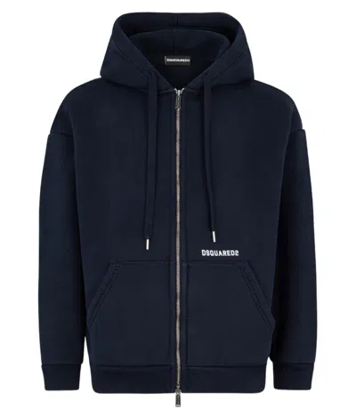 Dsquared2 Sweat Jacket In Blue
