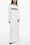 Dsquared2 Sweat Maxi Dress With Contrast Logo