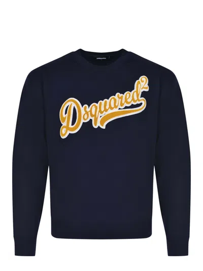 Dsquared2 Sweater In Blue