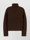 Dsquared2 Dsquared Brown Stretch Alpaca Blend Sweater In Brown