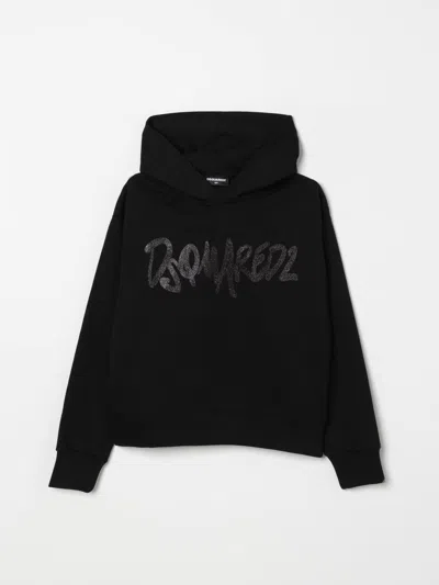 DSQUARED2 SWEATER DSQUARED2 KIDS COLOR BLACK,G51401002