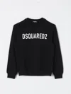 Dsquared2 Black Cotton Sweatshirt In Schwarz