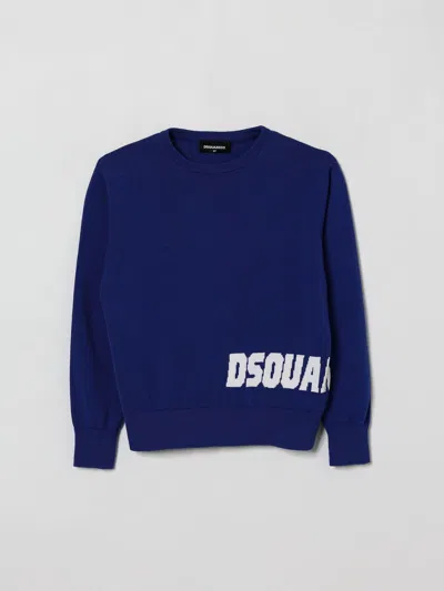 Dsquared2 Kids' セーター  ボーイ カラー ブルー In Blue