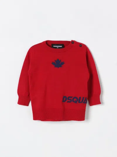 DSQUARED2 SWEATER DSQUARED2 KIDS COLOR RED,416247014