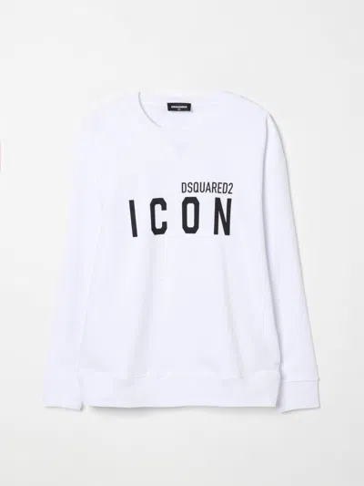 DSQUARED2 SWEATER DSQUARED2 KIDS COLOR WHITE,422779001