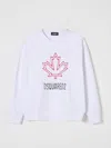 DSQUARED2 SWEATER DSQUARED2 KIDS COLOR WHITE,G61617001