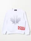 DSQUARED2 SWEATER DSQUARED2 KIDS COLOR WHITE,416261001