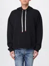 Dsquared2 Cotton Sweatshirt With Drawstring In Black