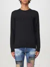 Dsquared2 Logo-print Crew-neck Jumper In Schwarz