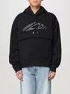 Dsquared2 Logo Detailed Drawstring Hoodie In Schwarz