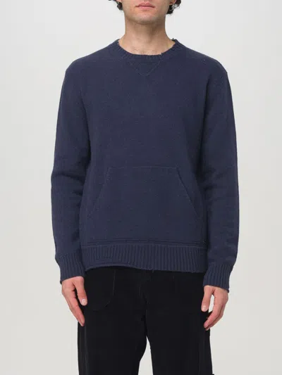 Dsquared2 Wool & Cashmere Crewneck Sweater In Blau