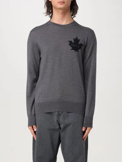 DSQUARED2 SWEATER DSQUARED2 MEN COLOR BROWN,412569032