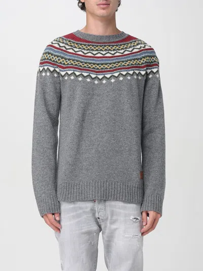 DSQUARED2 SWEATER DSQUARED2 MEN COLOR GREY,H15475020