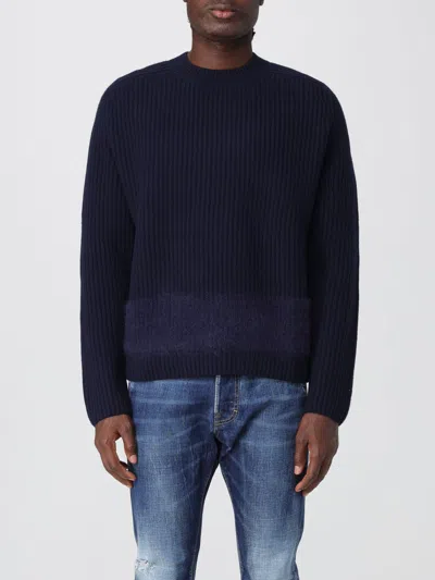 Dsquared2 Sweater  Men Color Navy In Brown
