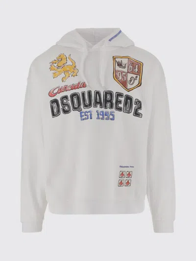 DSQUARED2 SWEATSHIRT DSQUARED2 MEN COLOR WHITE,H32900001