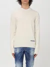 Dsquared2 Logo-print Knitted Jumper In White