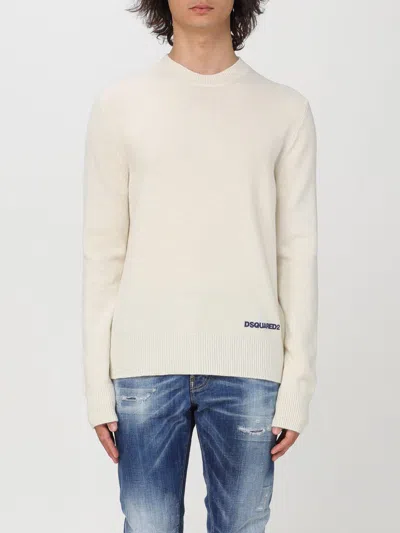 DSQUARED2 SWEATER DSQUARED2 MEN COLOR WHITE,412567001