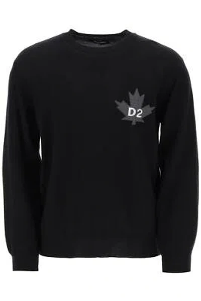 Pre-owned Dsquared2 Sweater  Men Size M S74ha1371s18332 961bk Black