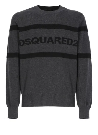 Dsquared2 Sweater In Grey