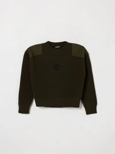 Dsquared2 Sweater Kids Color Green