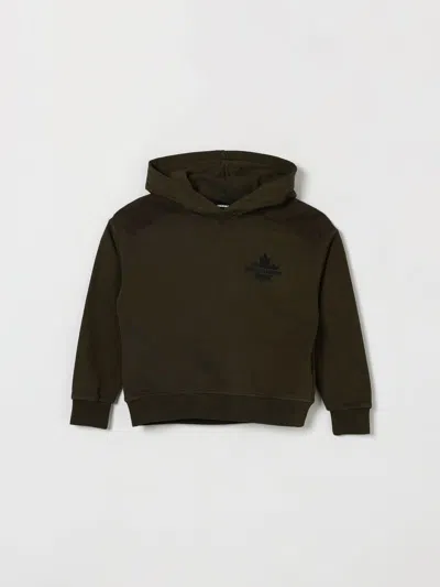 Dsquared2 Sweater Kids Color Green In Brown