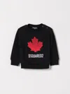 Dsquared2 Babies' Crew-neck Sweater In Black