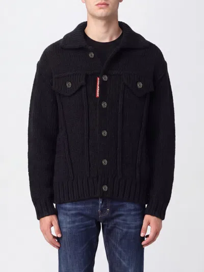 Dsquared2 Sweater Men Color Blue In Black