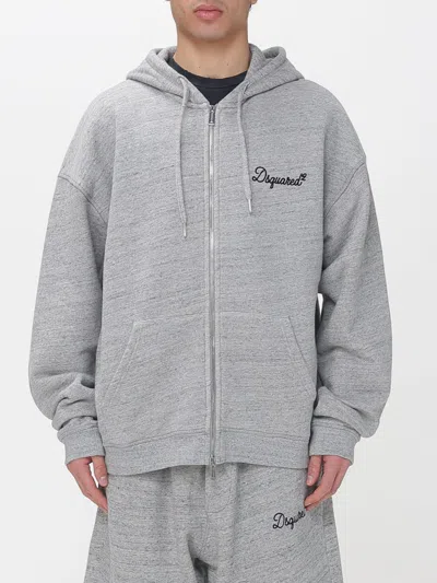 Dsquared2 Sweater Men  In Silver