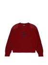 Dsquared2 Sweater With Dsquared Kids Application In Red
