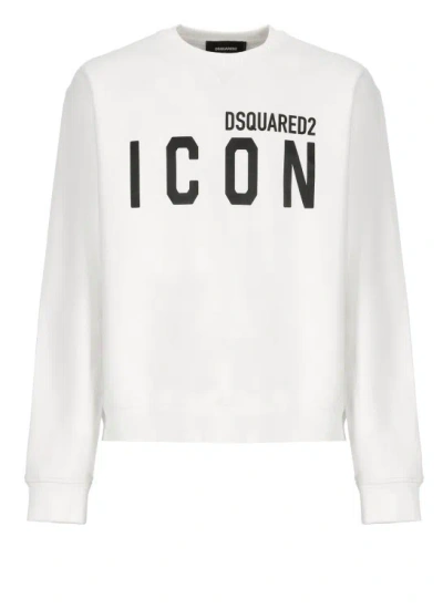 Dsquared2 Sweater With Logo In White