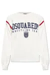 Dsquared2 Sweater With Logo In White Variant