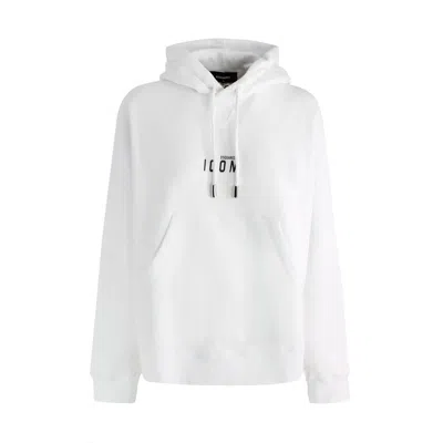 DSQUARED2 DSQUARED2 LOGO PRINTED DRAWSTRING HOODIE