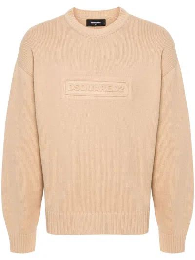 DSQUARED2 DSQUARED2 SWEATERS BEIGE