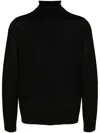 Dsquared2 Virgin Wool Turtleneck Sweater In Black