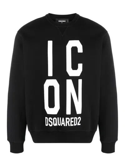 DSQUARED2 SWEATERS BLACK
