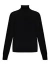 Dsquared2 Heart Embellished Turtleneck Knitted Jumper In Black